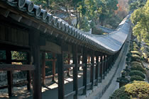 吉備津神社の長い回廊